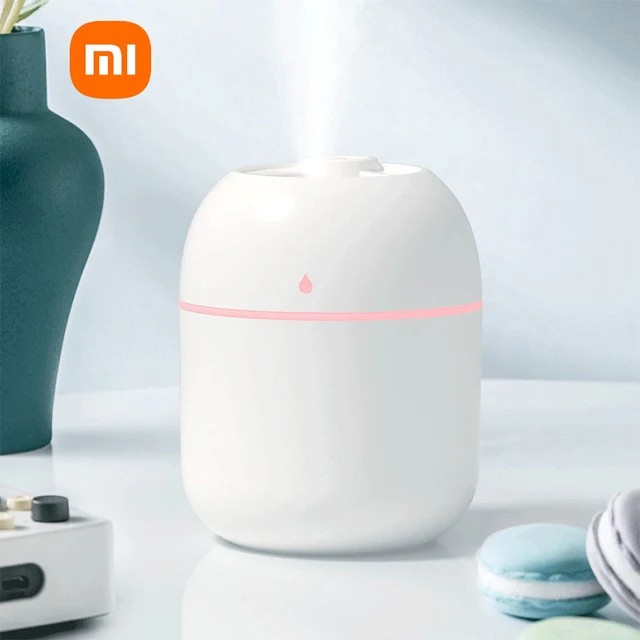 Xiaomi Mini Portable Water Drop Humidifier Ultrasonic Essential Oil Silent Diffuser Home Bedroom Office Car Spray Humidifier 1