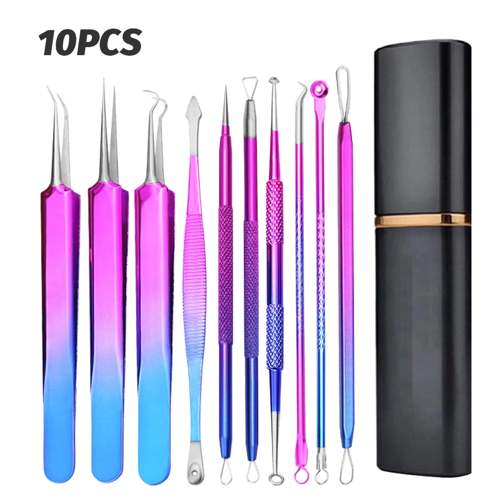 

10 шт., профессиональный экструдер для удаления черных точек на носу