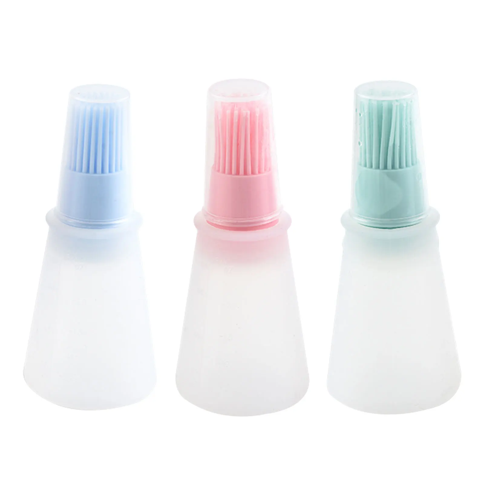 

Barbecue Tools Silicone Kitchen Gadgets Portable Temperature Resistant BBQ Basting Brushes Oil Bottle Brush Baking Accessories