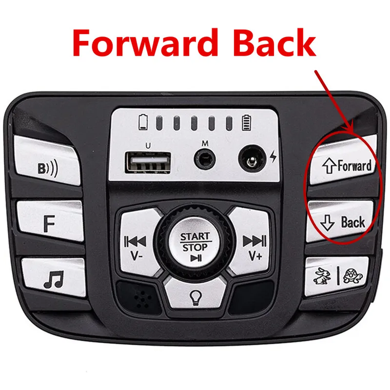 Multi-functional player child riding electric car controller 12V 24V baby stroller central JR1927M JR1956G |