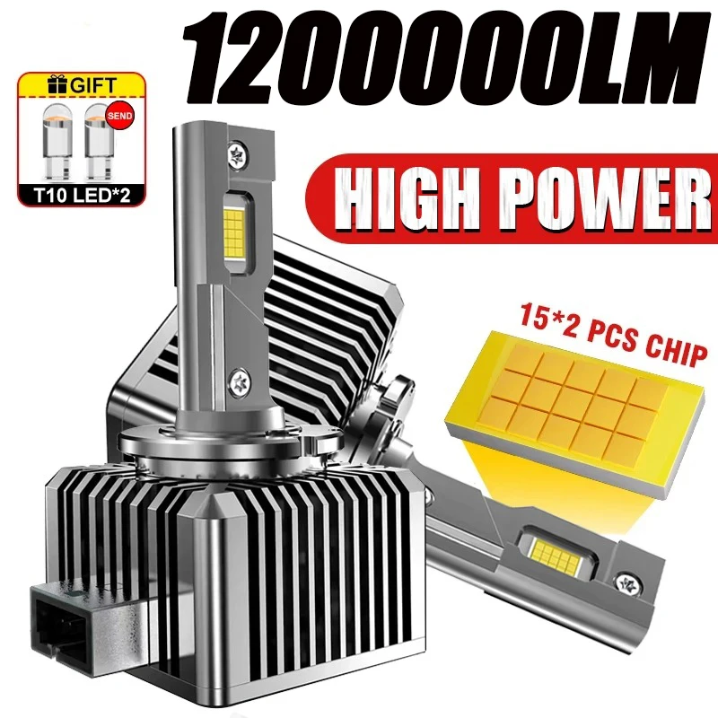 

Светодиодные Лампы Для Автомобильных Фар D-Series Canbus 6000K 12V С Двусторонним Креплением