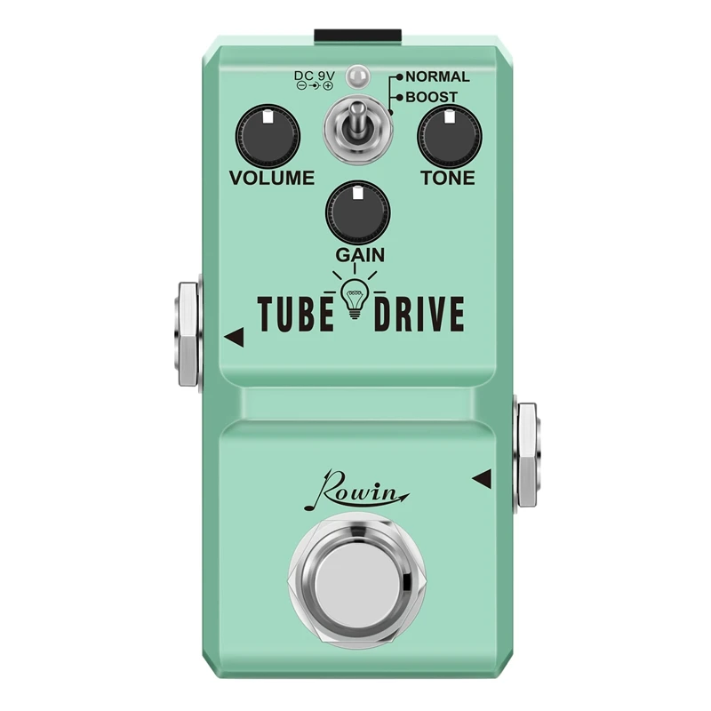 

Флуоресцентный привод для гитары, аналоговая Педаль Overdrive, Классические педали Bluetooth, коробка искажений, нормальные и дополнительные режимы