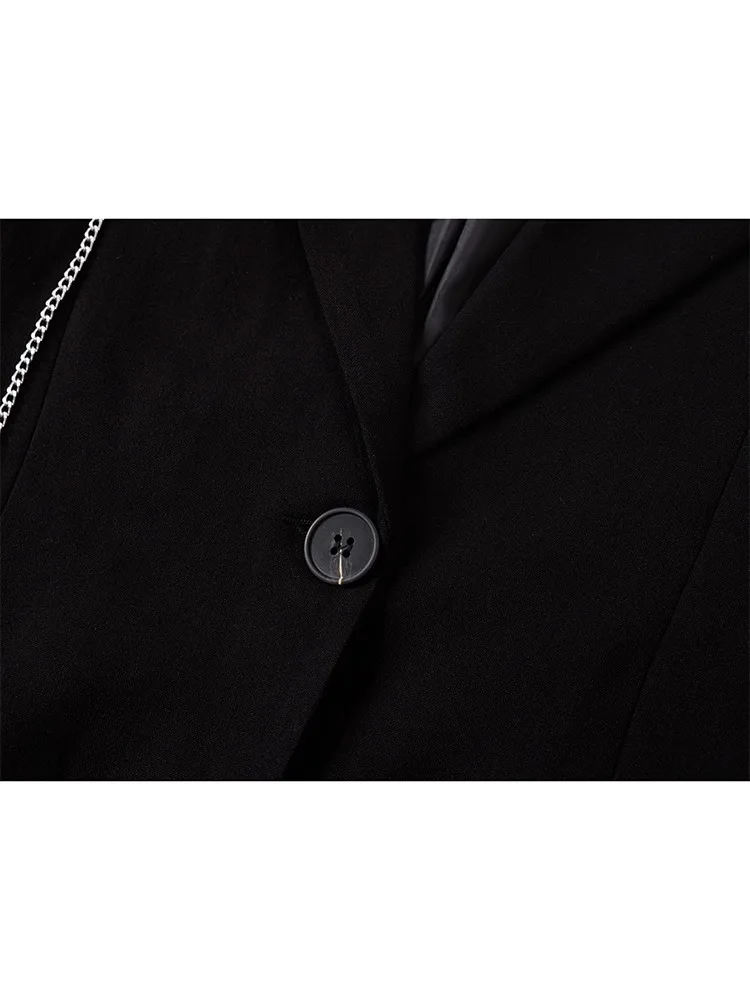 Женский Готический блейзер в стиле Харадзюку utumn куртка темной академии пальто