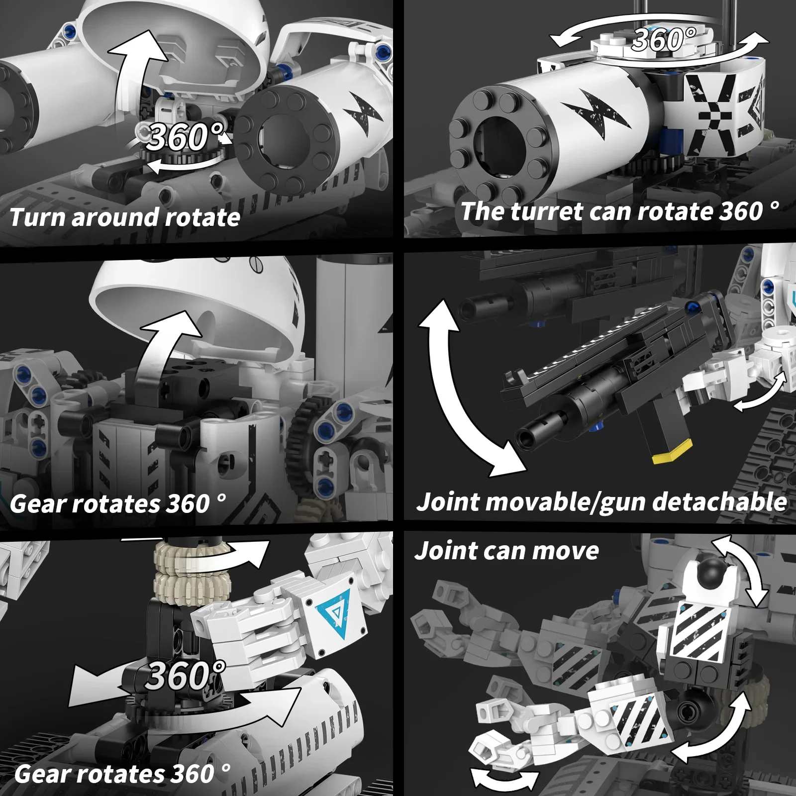 5 в 1 строительные блоки для бульдозера с дистанционным управлением