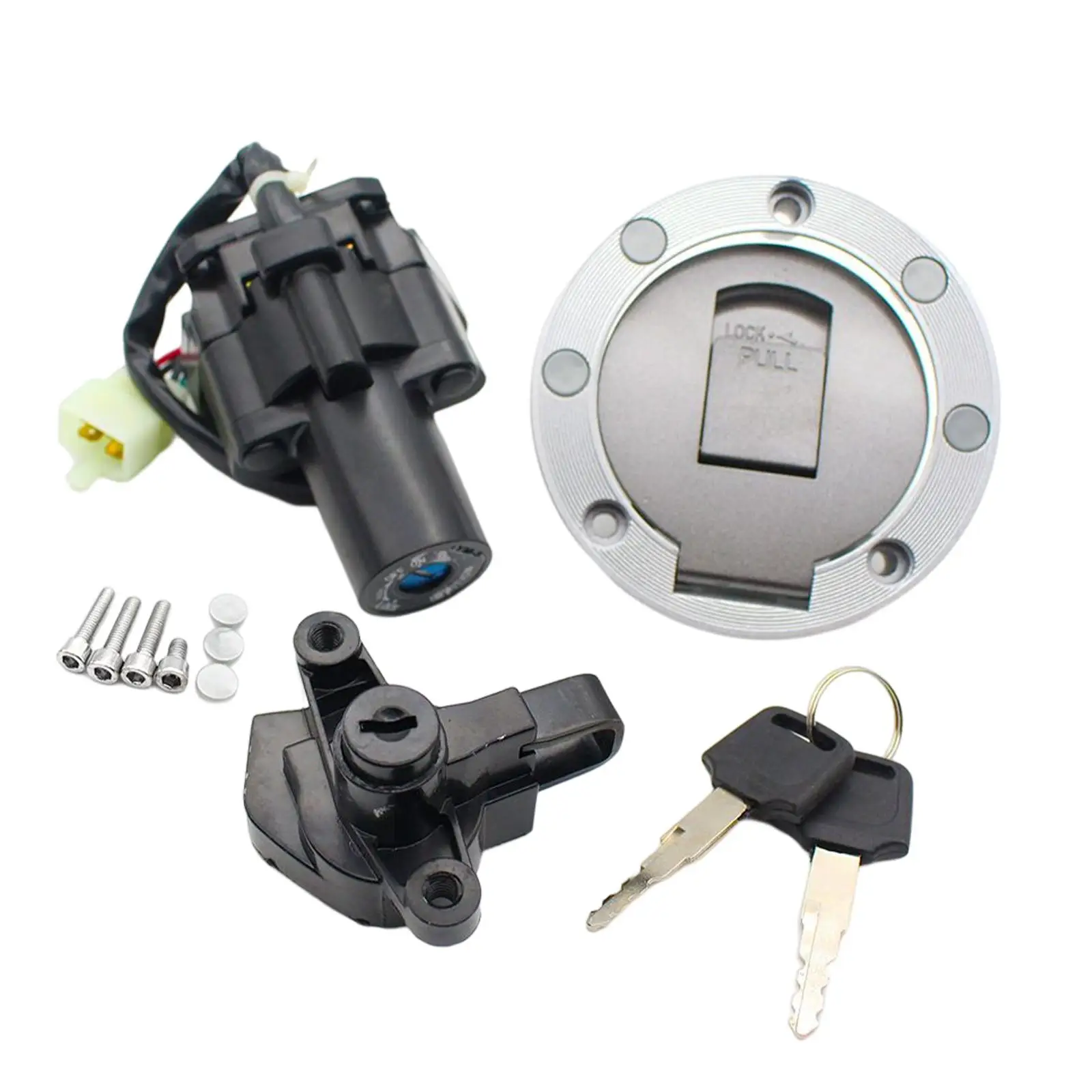 

Gas Fuel Tank Cap Cover Seat Lock for Yamaha XJR400 1993-2002 Assembly