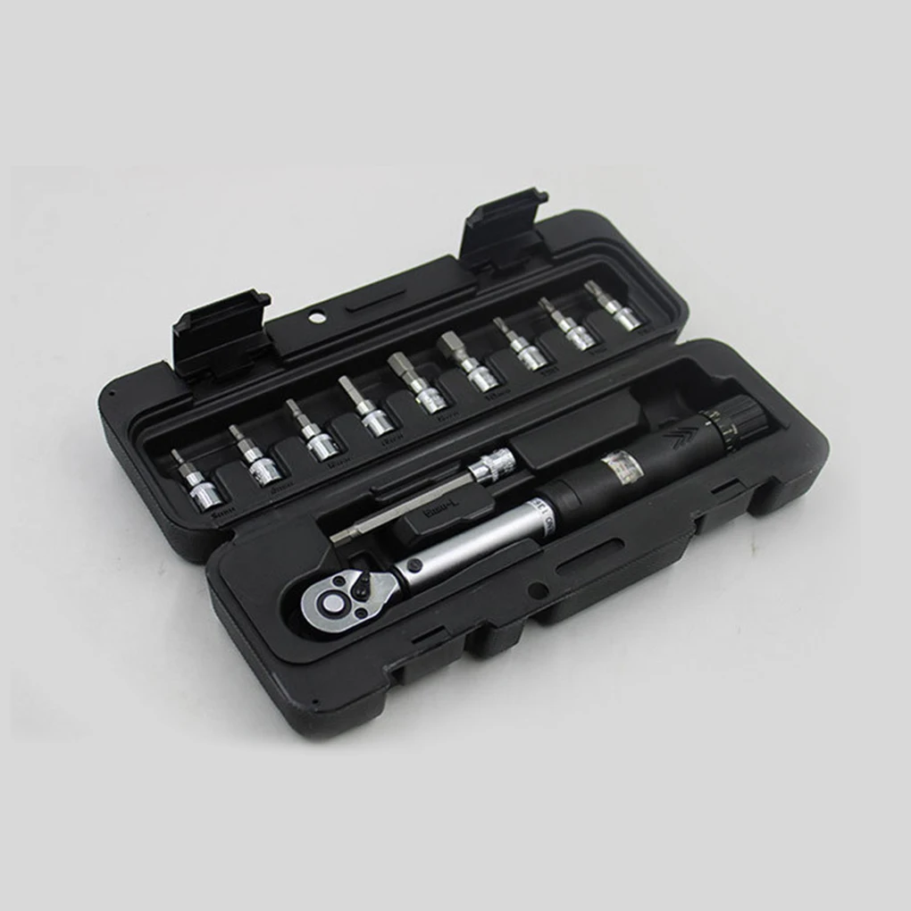 

1 Set Bike Torque Wrench Adjustable Cycle Instrument Non-slip Fixing Spanners Durable Bicycle Repair Kit for Maintenance
