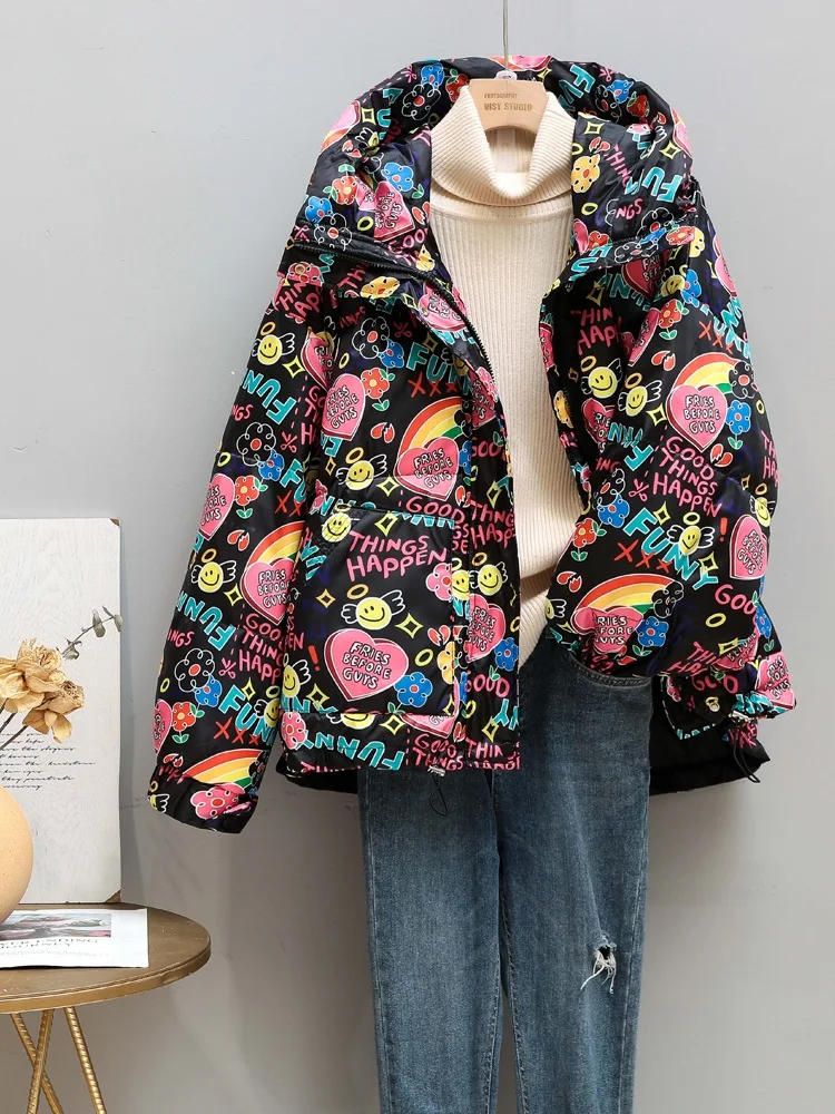 New Women Down Jacket Casual Style Autumn Winter Coats And Parkas Female Outwear