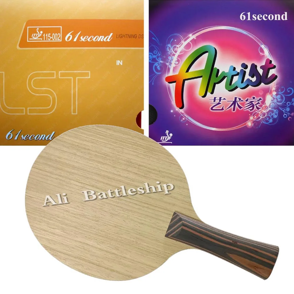 

Pro Combo Racket Number A PRO trying version new type Table Tennis Blade with 61second Lightning DS LST and ARTIST Rubbers