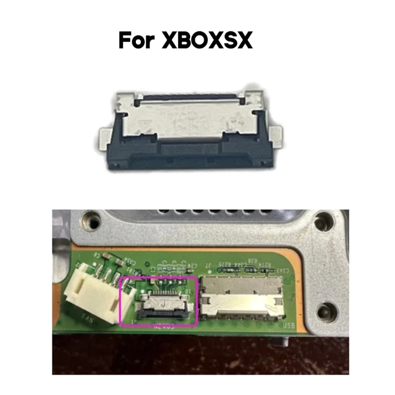 

FPC Connector Socket For XBOX-Series X Console Mainboard Power Eject 2pcs