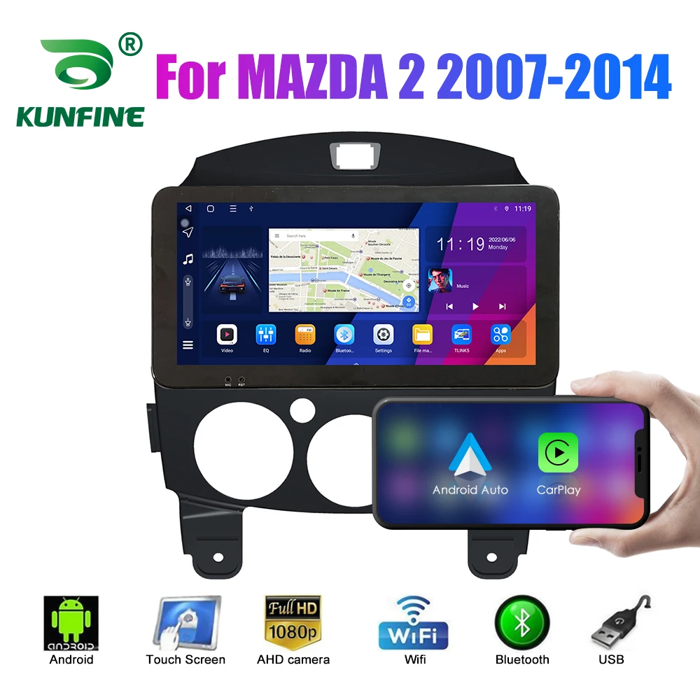 

Автомобильный радиоприемник 10,33 дюйма для MAZDA 2 2007 -2014 2Din Android Восьмиядерный автомобильный стерео DVD GPS навигатор плеер QLED экран Carplay
