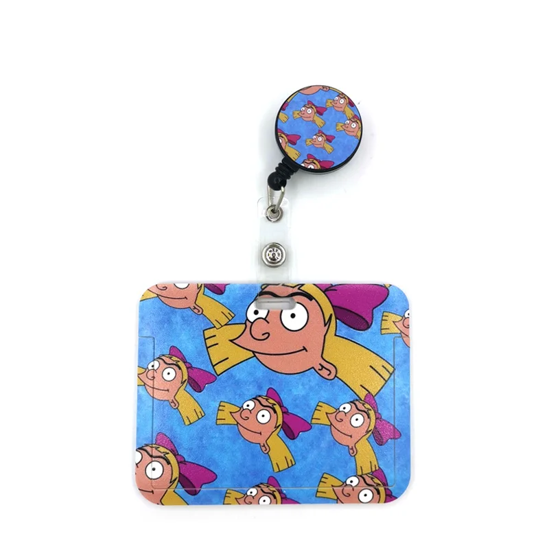 

Anime Characters Girl Cartoon Cute Credit Card Holder Lanyard Women Men Kid Student Badge Reel ID Name Clid Card Badge Holder
