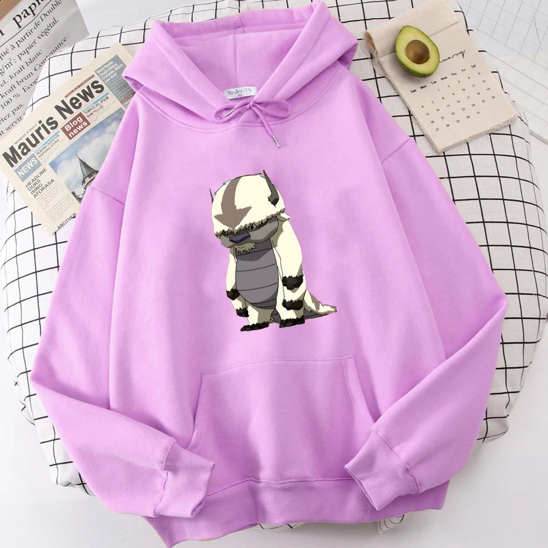 Толстовка Аватара The Last Airbender аниме Оверсайз принт каппа женская одежда