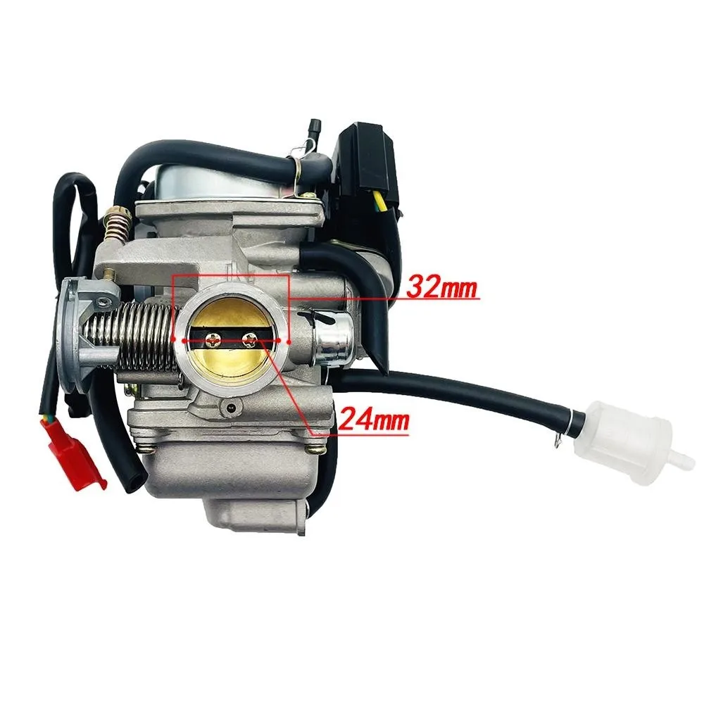 

24mm PD24J Carburetor Motorcycles For Honda GY6 125cc 150cc Scooter ATV 4 Stroke