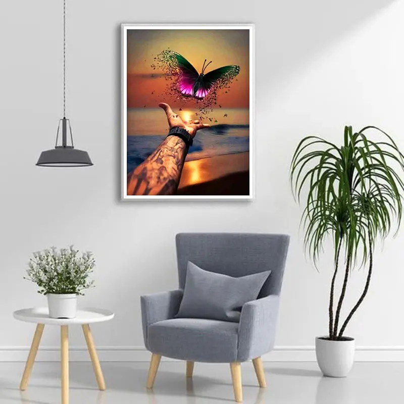 

5D DIY Diamond Painting Landscape Diamond Mosaic Full Round Diamond Embroidery Cross Stitch Home Decor