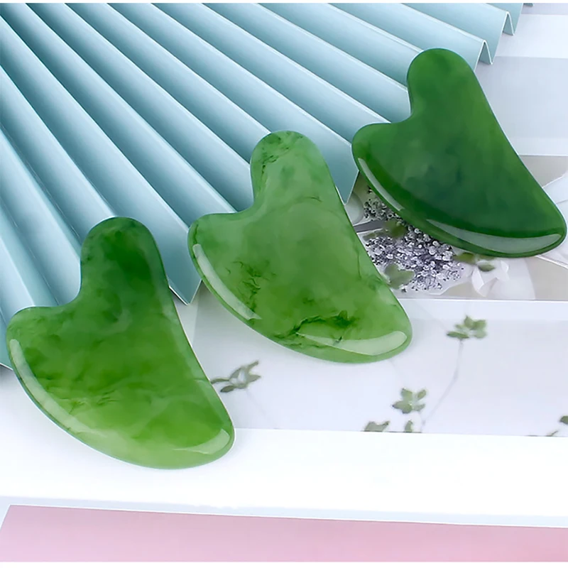 

Natural Resin Gua Sha Board Massage Guasha Plate Face Massager Scrapers Tools