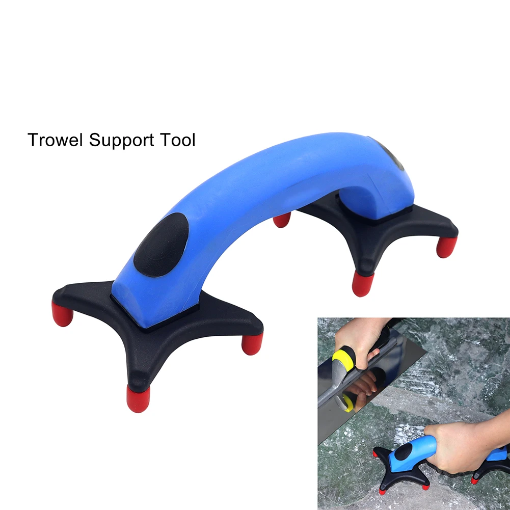 

Portable Curved Handle Square Notched Trowel Support Stand for Tiles Mortar Plaster Application Holder Tools