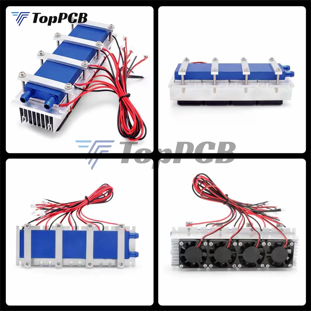 

DC 12V 288W Thermoelectric Peltier Refrigeration Cooler Semiconductor Air Conditioner Refrigerator Cooling System DIY Kit