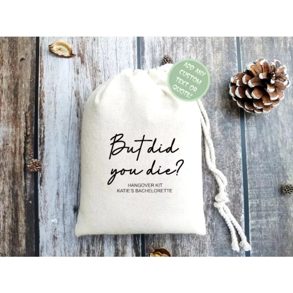 20pcs But Did You Die? Hangover Kit Recovery Gift Bags Bridal Shower Bachelorette Party Favor Weeding Decor