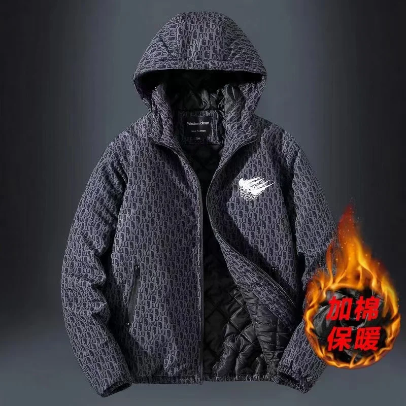 2021 New Men's Cotton-padded Jacket Winter Thick And Warm Male Jacket Korean Style Trendy Cotton Clothing Large Size Coat