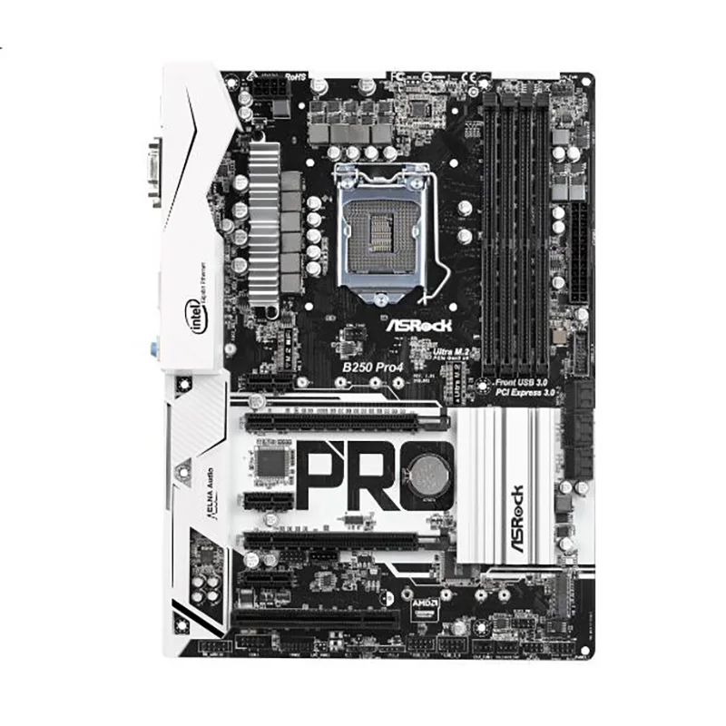 

Восстановленная материнская плата B250 Pro4 ATX LGA1151 4x DDR4 64 Гб 6x SATA3 6 Гб/с 2x M.2 NVMe
