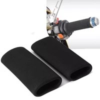 2pcs universal motorbike motorcycle slip on foam anti vibration handlebar grip cover hand grip case