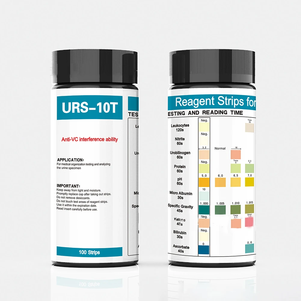 Для функции почек UTI тестовые полоски Мониторинг домашнего здоровья Монитор PH