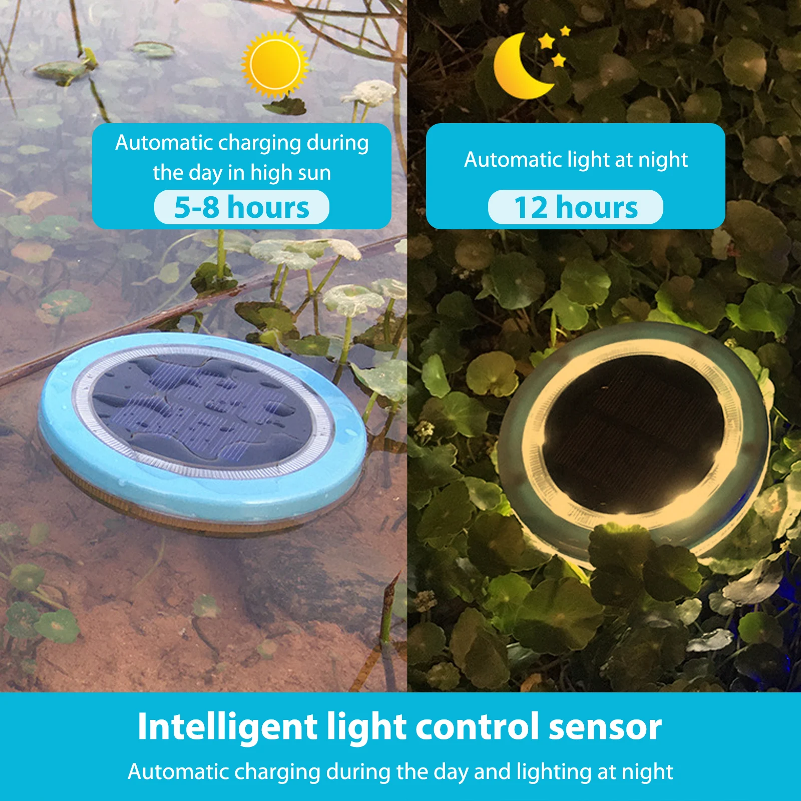 

Solar Waterproof Water Floating Light Underwater Pool Party Night Light Color Changing Swimming Lamp for Outdoor Decoration