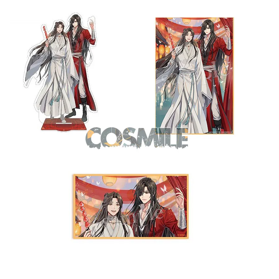 

Tian Guan Ci Fu TGCF Original Hobby San Lang Hua Cheng Xie Lian Anime Lantern Festival Shikishi Acrylic Stand Grating Card BE Sa