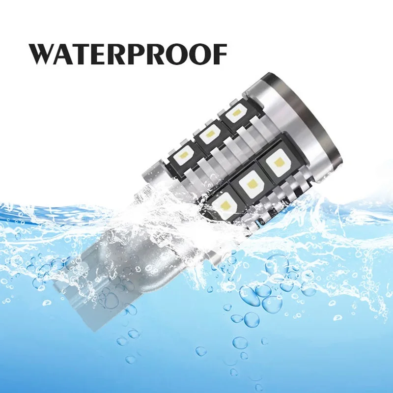 Фото T15 светодиодная лампа резервного света CANBUS без ошибок 3838 чип 16SMD для OSRAM 921 912 W16W стоп-сигнал резервный задний фонарь 12 В №5
