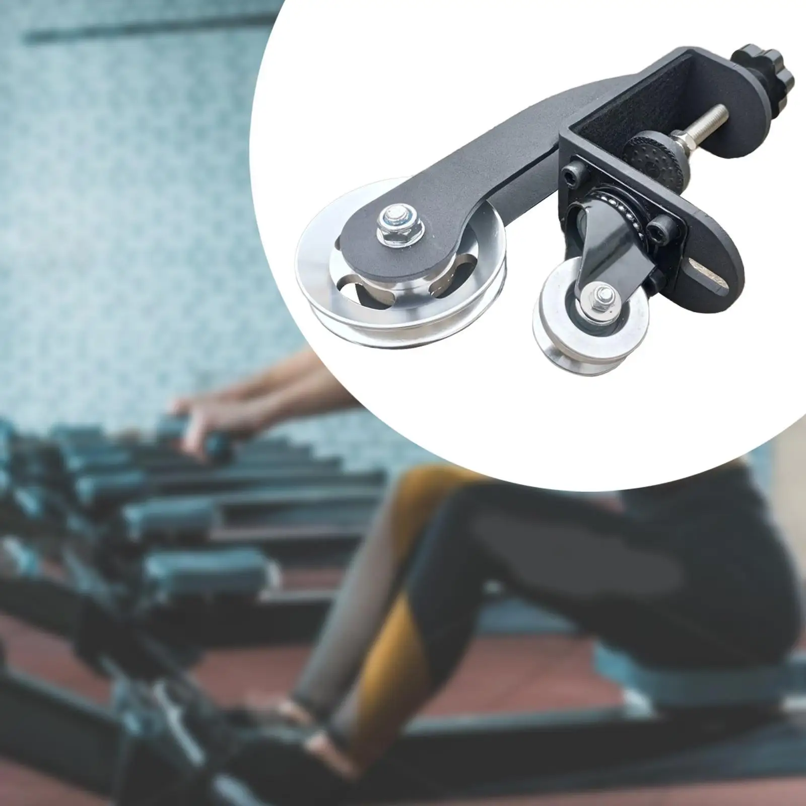 Настольный шкив тренажер для тренировки бицепса простая установка тренировка