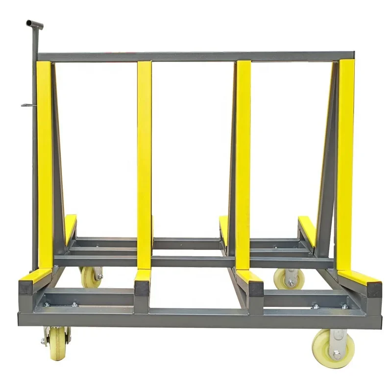 500 кг портативная стеклянная транспортировочная стойка тележка для хранения