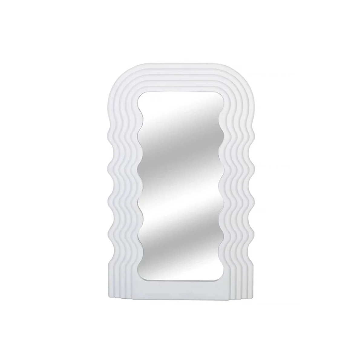 

Art Mirror Irregular Wave Mirror Luxury Medieval Style Makeup Mirror Home Decor Mirror