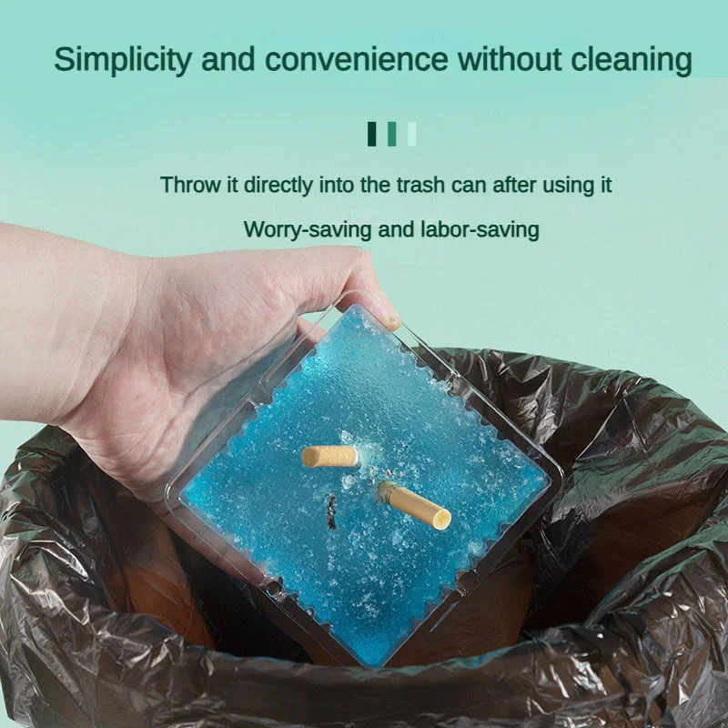 Пепельница одноразовая для защиты от запаха растворимая пленка Водорастворимая