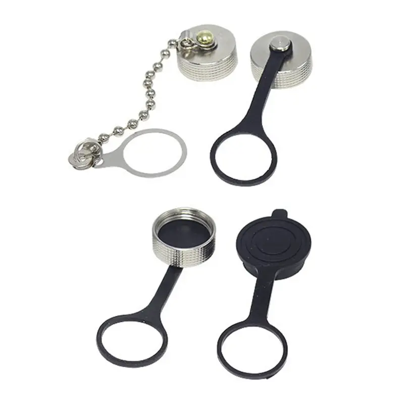 

GX12 GX16 Aviation Connector Plug Cover Waterproof Dust Metal Cap Circular Connector Protective Sleeve