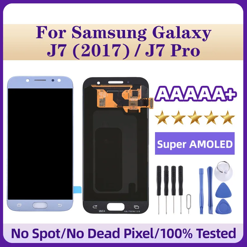 

Original Super AMOLED LCD Screen with Digitizer Full Assembly for Samsung Galaxy J7 (2017) / J7 Pro, J730F/DS, J730FM/DS