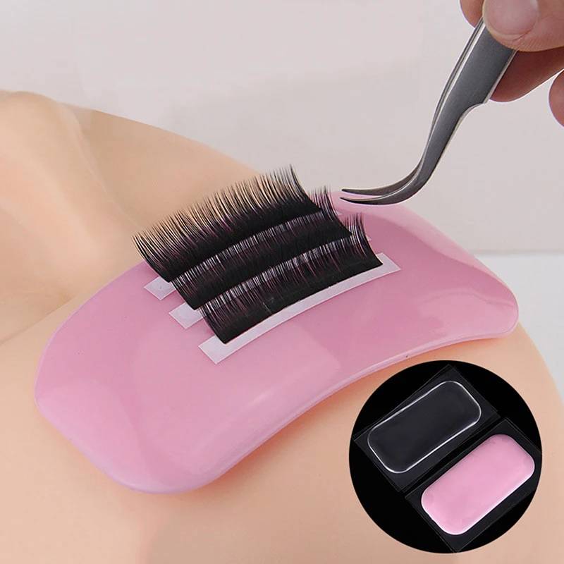 

DewyAngel Eyelashes Silicone Pad Fake Eyelash Grafting Tools False Eyelashes Holder Isolated Patches Forehead Pads Makeup Tools