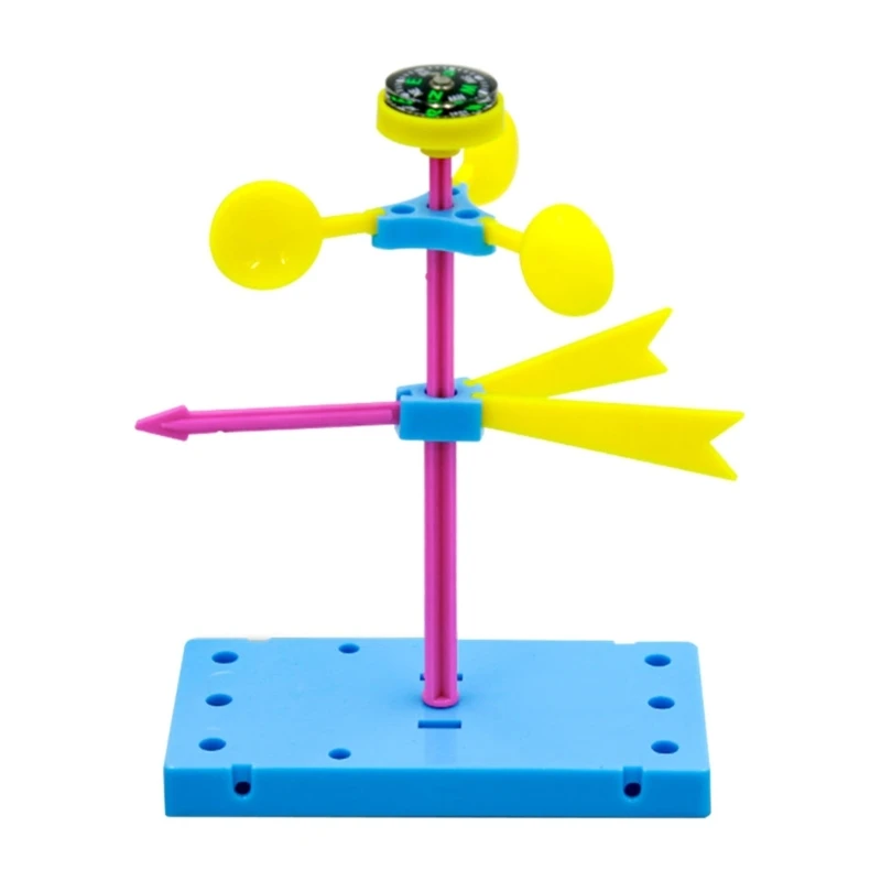 

Handmade Anemometer Wind Speed Measurement Toy for Children Physics Experiment