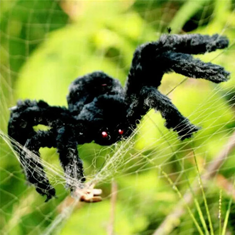 

Fashionable Plush Spider Decoration Toy Holiday Simulation Scary Funny Halloween Party Atmosphere Props