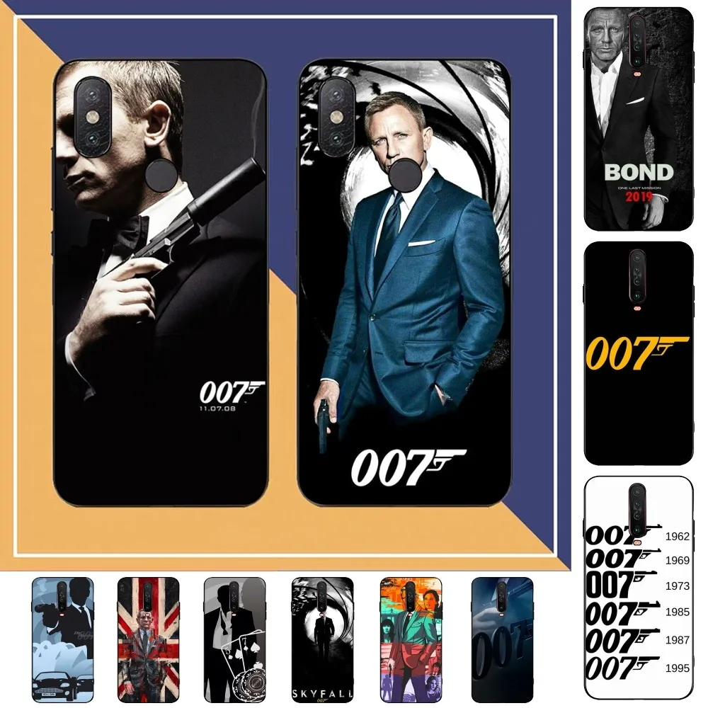 J-jaбеспорядка B-BondS 0-007S Phone случай для Redmi Примечание 4X5 A 6 7 8 Pro T 9 Pro 9S 10 Pro 11 Pro 11S 11Epro PocoM3pro