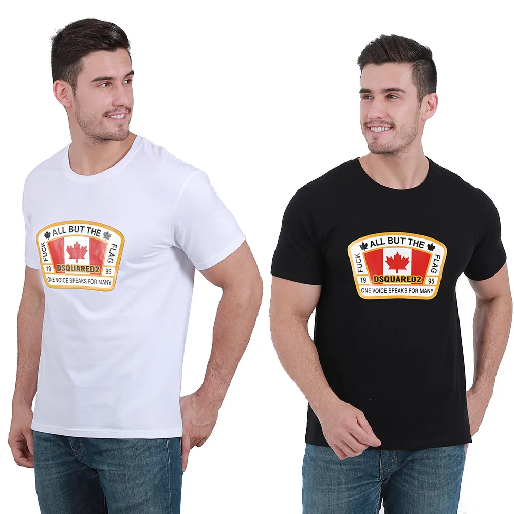 

2022 New Dsquared2 Men and Women Unisex Casual Fashion Trend Printing DSQ2 Short Sleeve Boyfriend Girlfriend Gift DSQ11