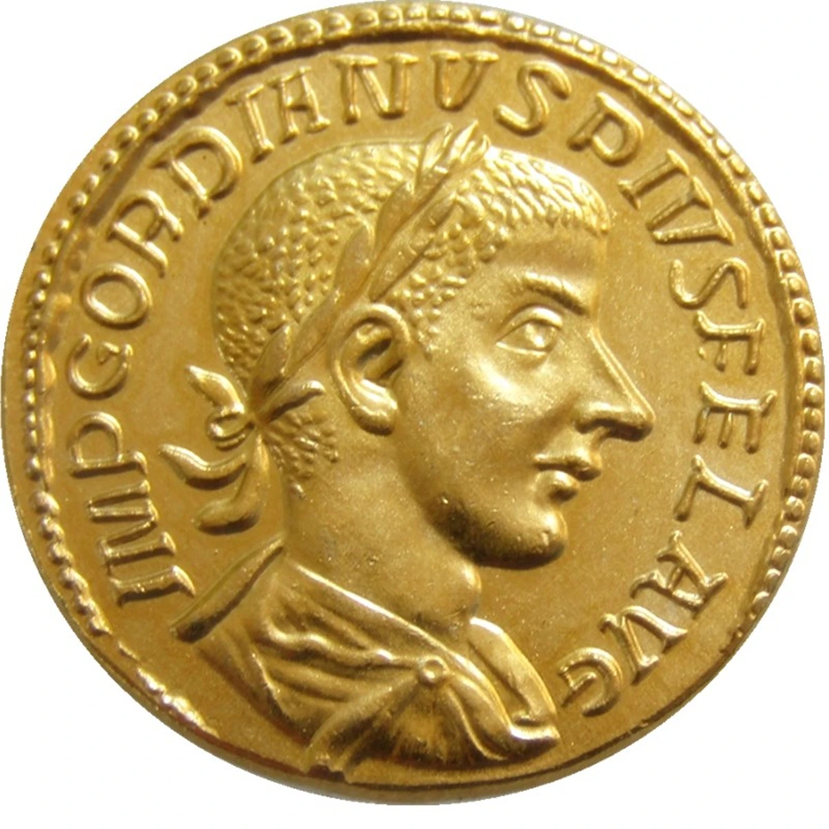 

Репродукция римской золотой монеты #17