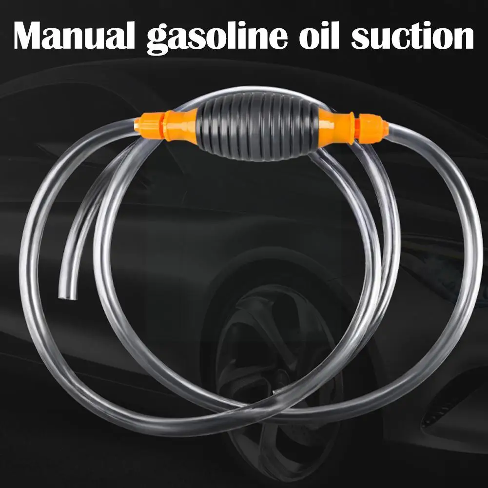 

Портативный ручной бензиновый масляный всасывающий новый ручной сифонный насос перекачка топлива газа для автомобиля мотоцикла I9T1