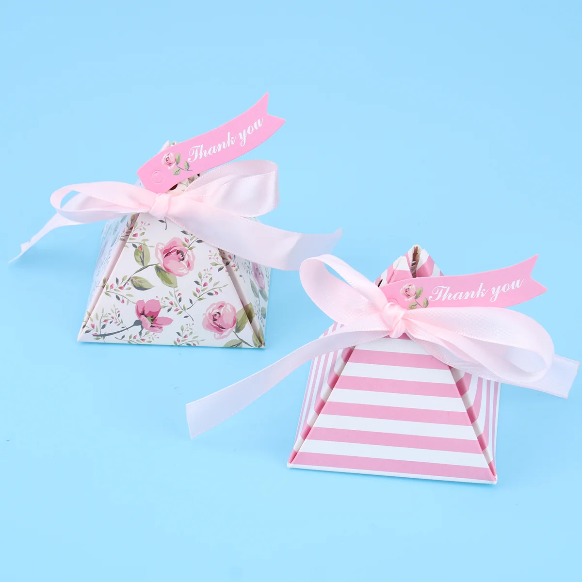 

Box Candy Favor Wedding Party Boxes Triangle Gift Chocolate Wrap Paper Dollars Blue Pieces Assortment Snacks Anime Maroon Green