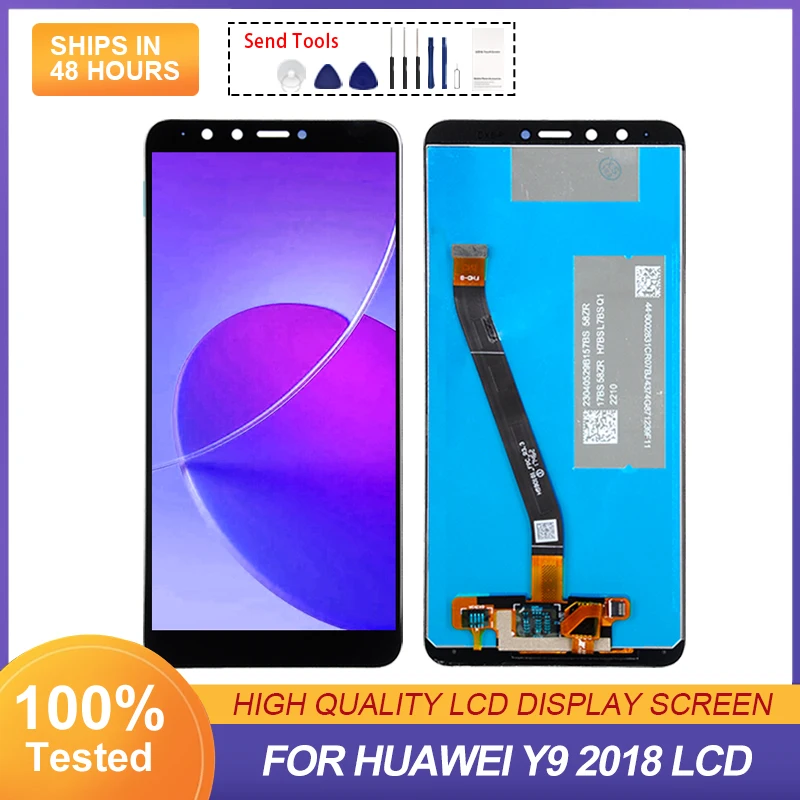 

5.93 Inch Enjoy 8 Plus Lcd For Huawei Y9 2018 Display Touch Panel Screen Digitizer Assembly With Tools Free Shipping 1Pcs
