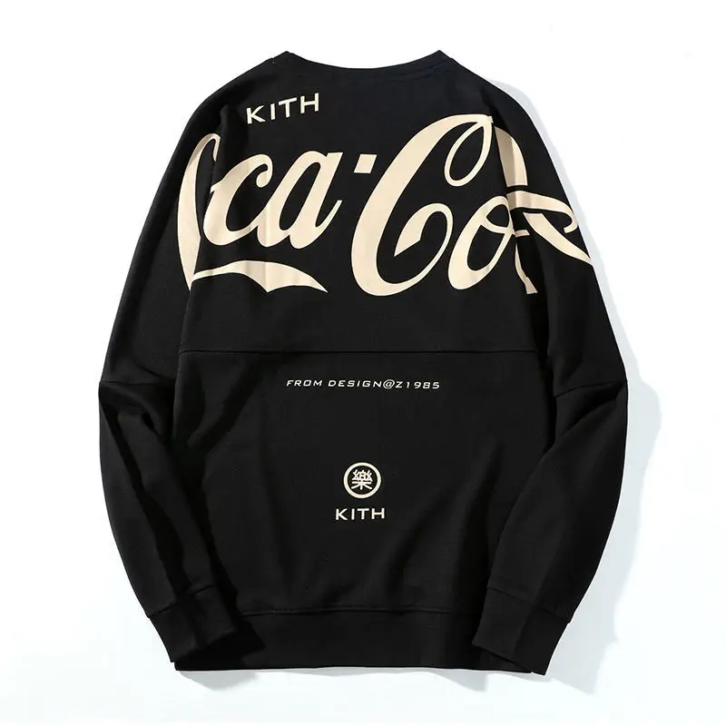 CocaCola модный бренд Co фирменный свитер kith Мужская и женская мода парная