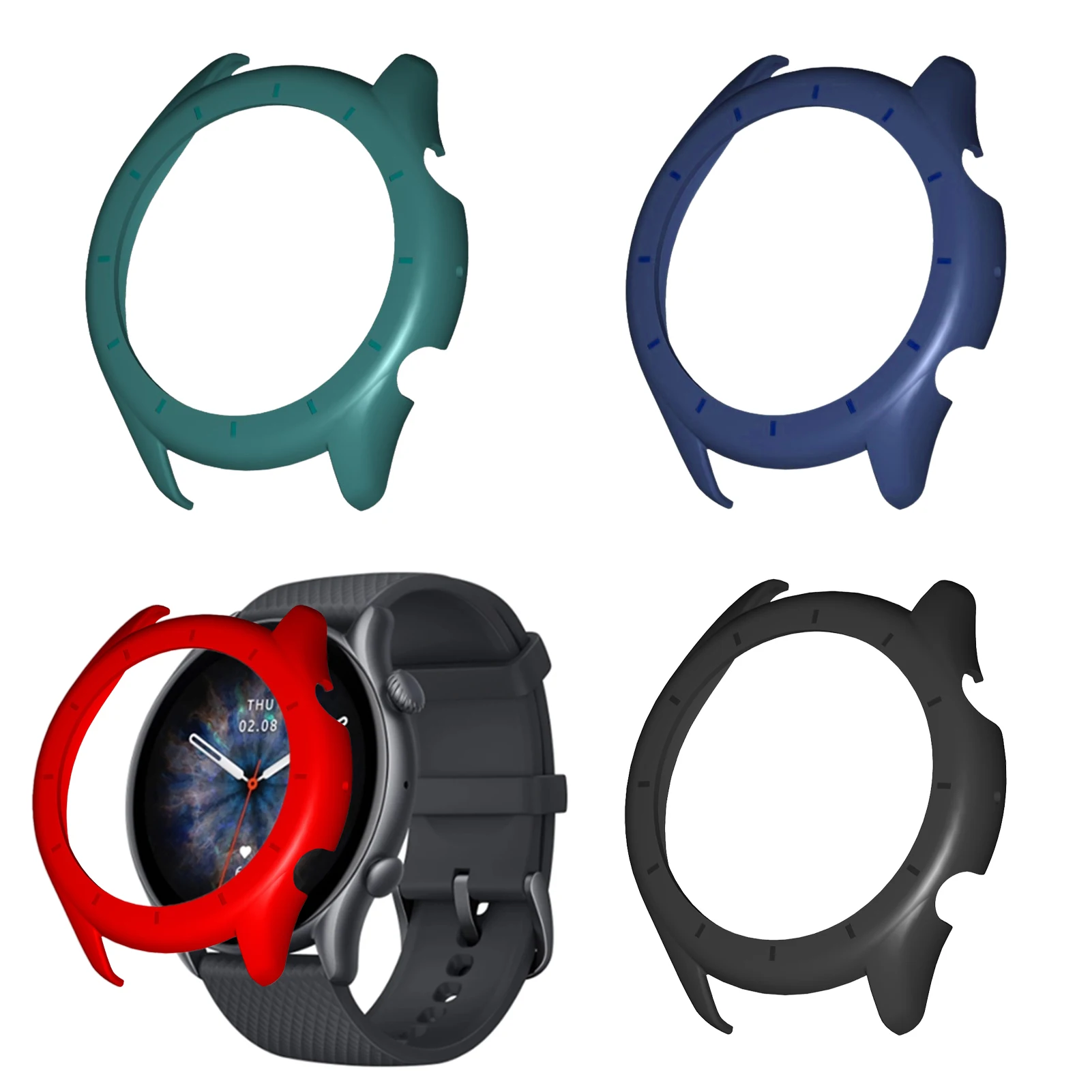 

Protective Cover Case For Amazfit GTR3 GTR3 Pro Screen Protector Sleeve Shell Durable Protector Frame For Amazfit GTR 3/3pro