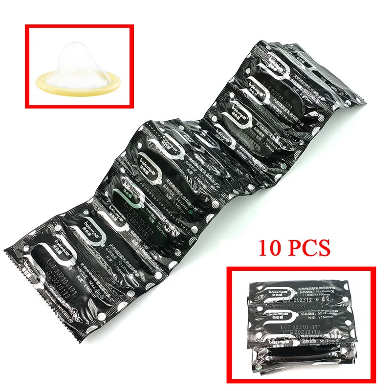 Ультратонкие презервативы со смазкой 10 шт. устройство для контрацепции большое