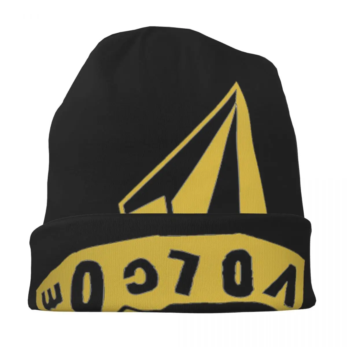 Теплая вязаная шапка с логотипом Volcom модная шапка-капот осенне-зимние уличные