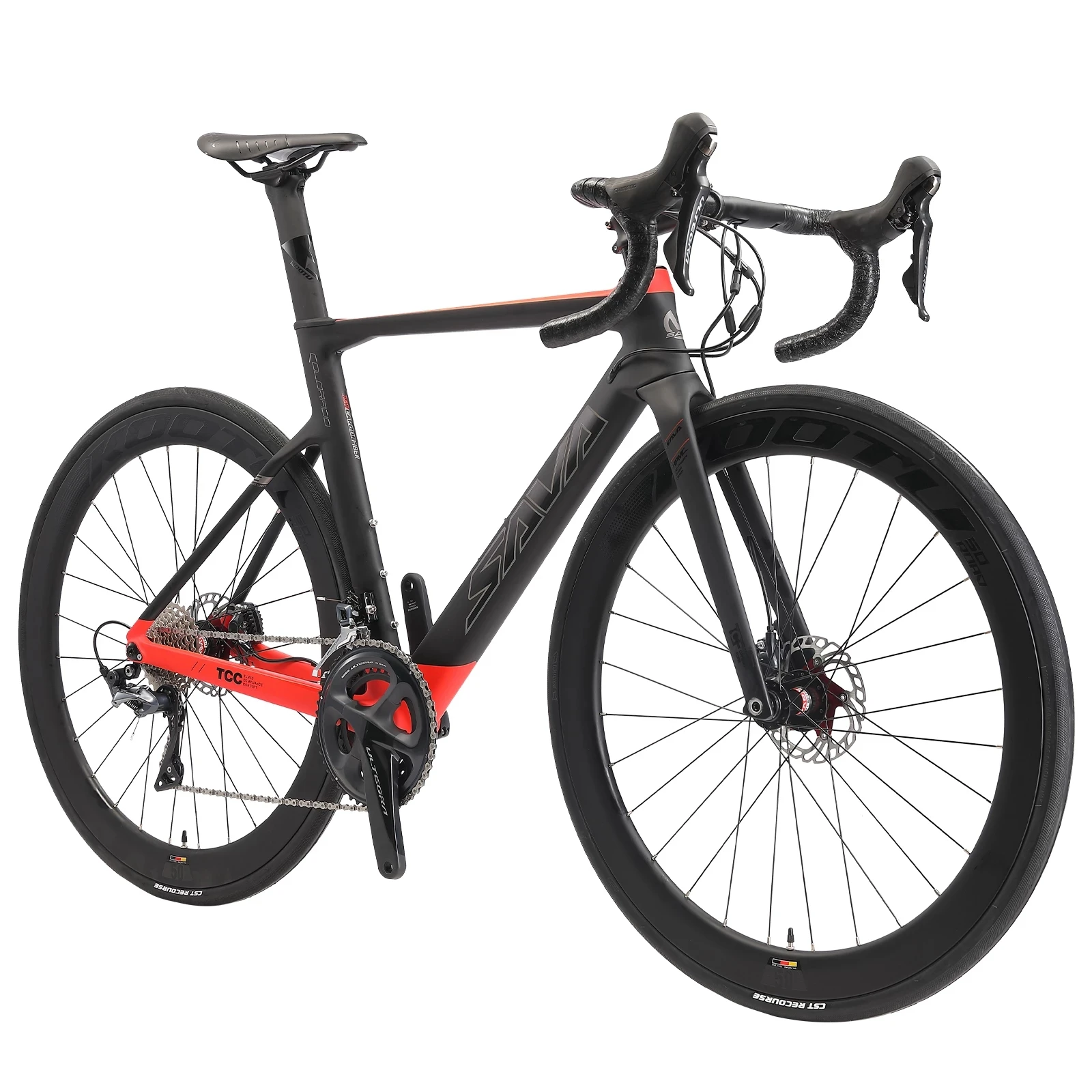 

SAVA R08-8020 carbon fiber road bike adult racing bike 700c with SHIMAN0 ULTEGRA R8000 hydraulic disc brake road bike