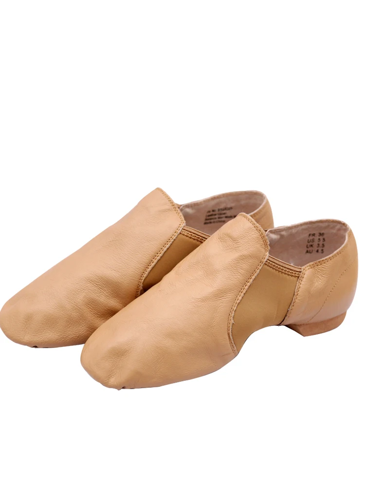 Женские танцевальные кроссовки из натуральной кожи на нескользящей подошве |